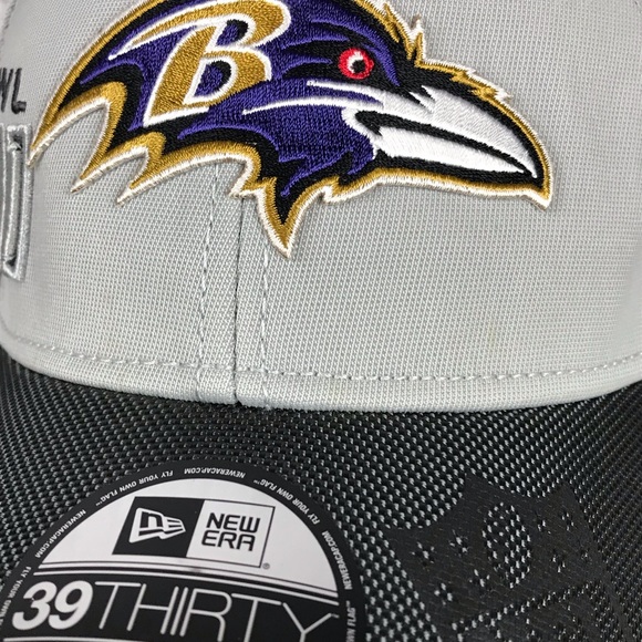 New Era NFL Baltimore Ravens Men’s 2012 Super Bowl Champions Stretch Fit Cap S/M - Picture 13 of 15
